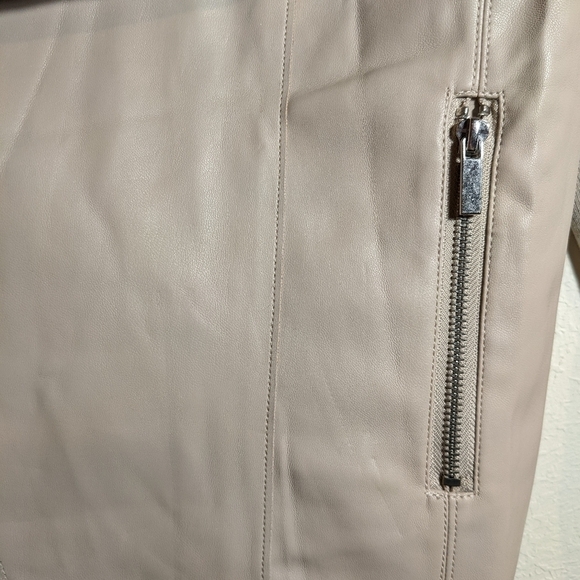 Bagatelle faux leather/suede open front jacket - Picture 5 of 9